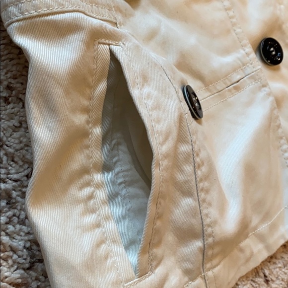 NWOT H&M cream pea coat jacket - Picture 4 of 8